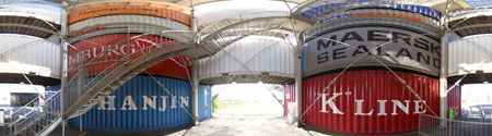 Panorama Containeraussichtsturm Bremerhaven
