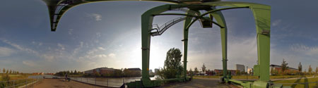 Panorama Rickmerskran Bremerhaven