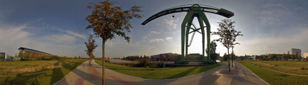 Panorama Rickmerskran Bremerhaven