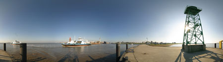 Panorama Weserfähre Bremerhaven