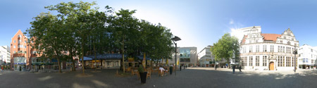 Panorama Ansgarikirchhof Bremen
