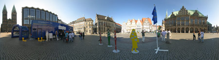 Panorama Marktplatz Bremen